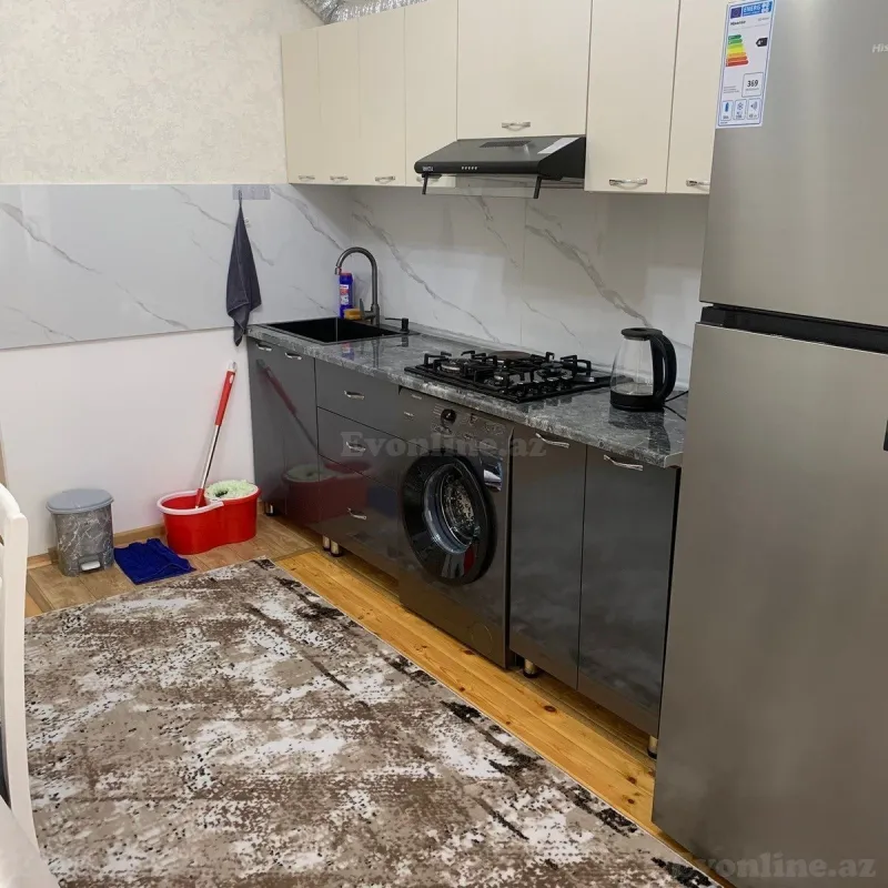 Kirayə verilir 2 otaqlı Mənzil Yeni tikili 80 m² Qara Qarayev m. - şəkil 4