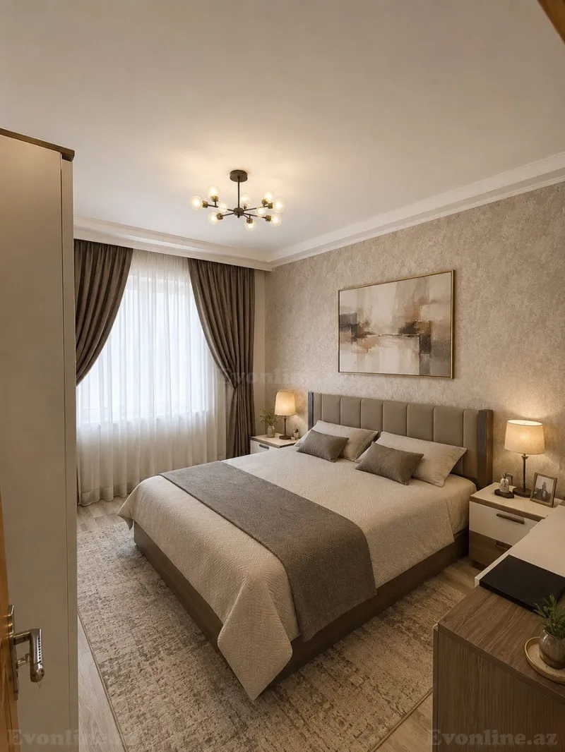 Kirayə verilir 3 otaqlı Mənzil Köhnə tikili 90 m² Yeni Günəşli - şəkil 2