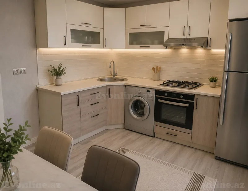 Kirayə verilir 3 otaqlı Mənzil Köhnə tikili 90 m² Yeni Günəşli - şəkil 4