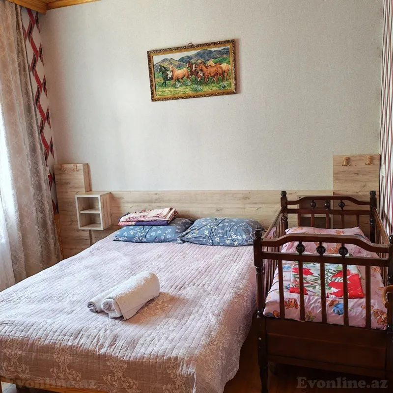 Kirayə verilir 3 otaqlı Həyət evi 140 m² Qəbələ - şəkil 2