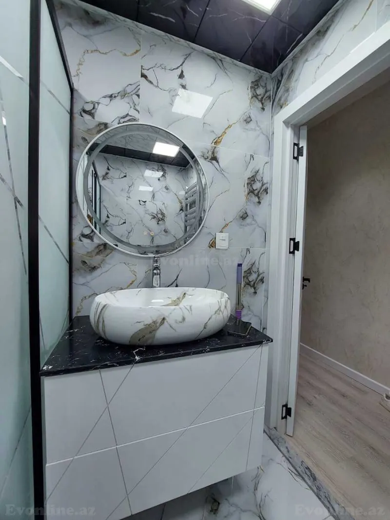 Satılır 2 otaqlı Mənzil Yeni tikili 65 m² Həzi Aslanov m. - şəkil 3