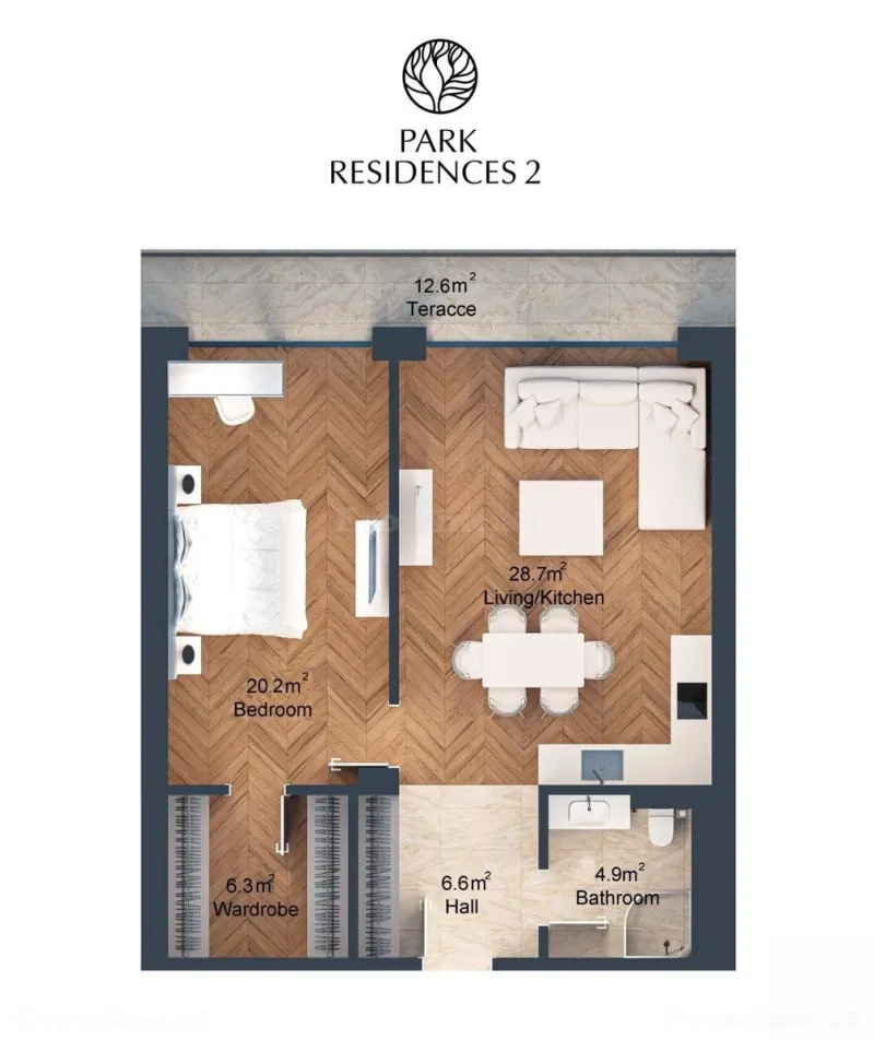 Satılır 2 otaqlı Mənzil Yeni tikili 95 m² Nardaran - şəkil 6
