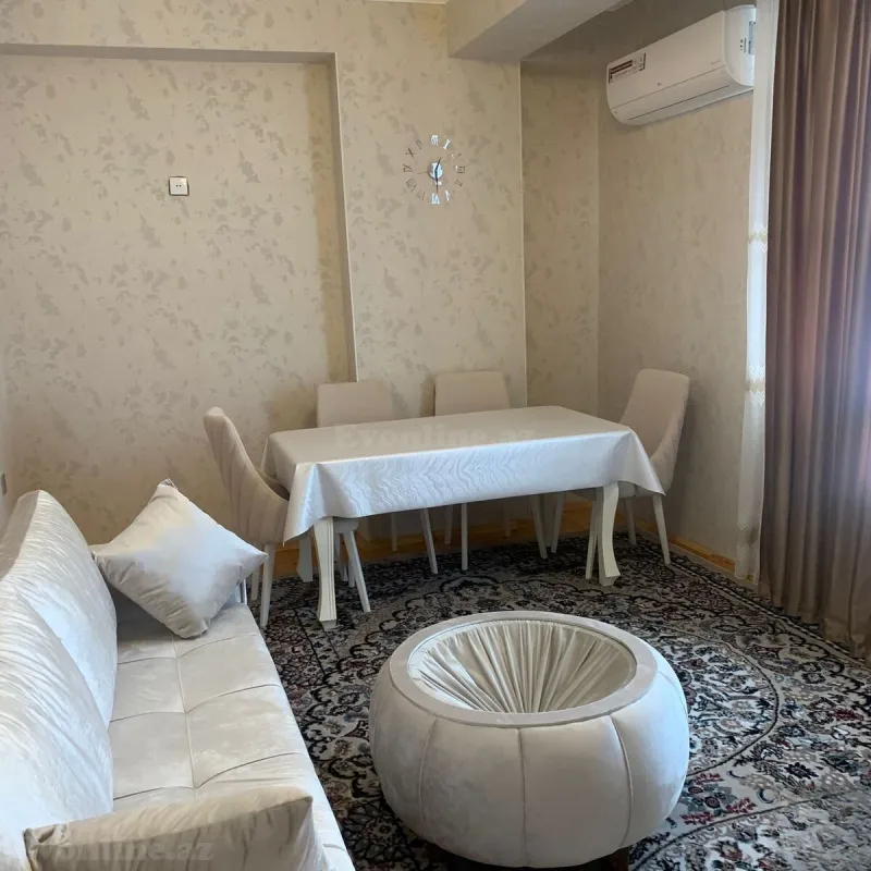 Kirayə verilir 2 otaqlı Mənzil Yeni tikili 80 m² Qara Qarayev m. - şəkil 2