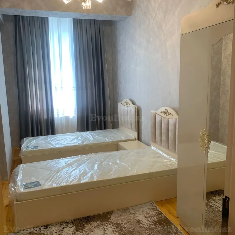 Kirayə verilir 2 otaqlı Mənzil Yeni tikili 80 m² Qara Qarayev m. - şəkil 8