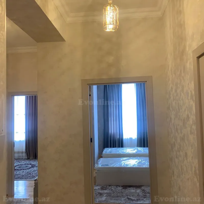 Kirayə verilir 2 otaqlı Mənzil Yeni tikili 80 m² Qara Qarayev m. - şəkil 10