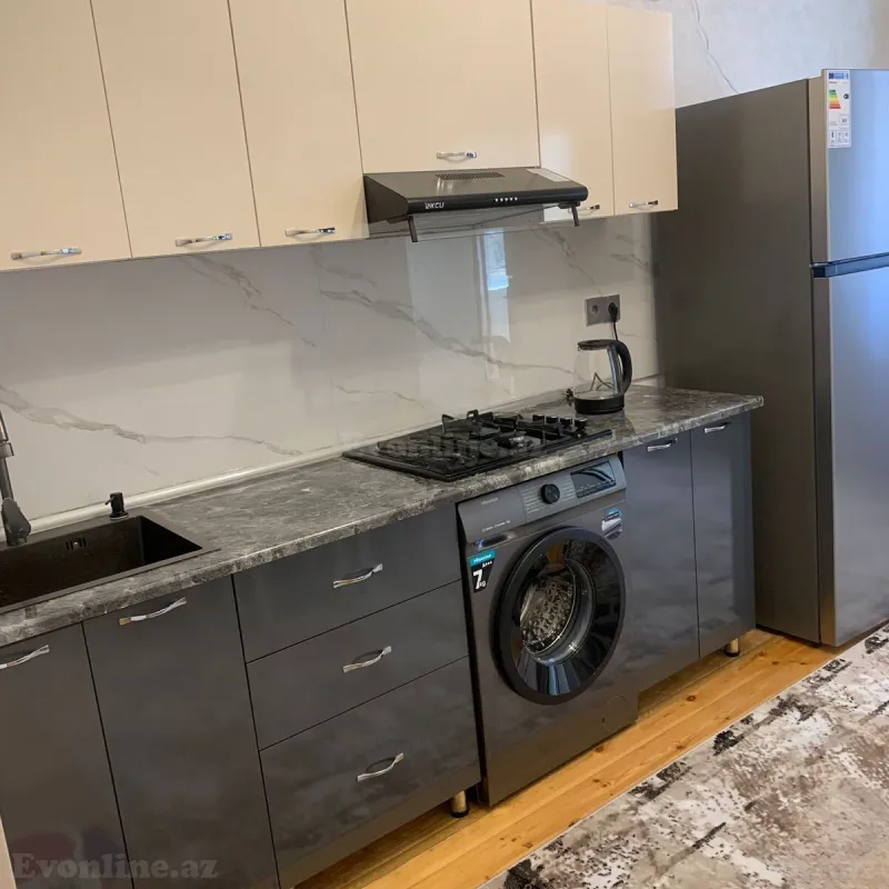 Kirayə verilir 2 otaqlı Mənzil Yeni tikili 80 m² Qara Qarayev m. - şəkil 13
