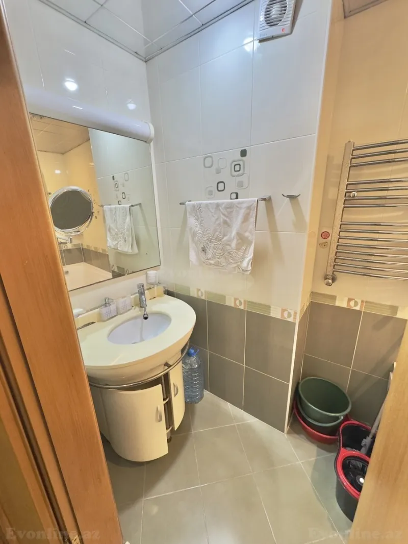 Kirayə verilir 2 otaqlı Mənzil Yeni tikili 75 m² Dərnəgül m. - şəkil 13