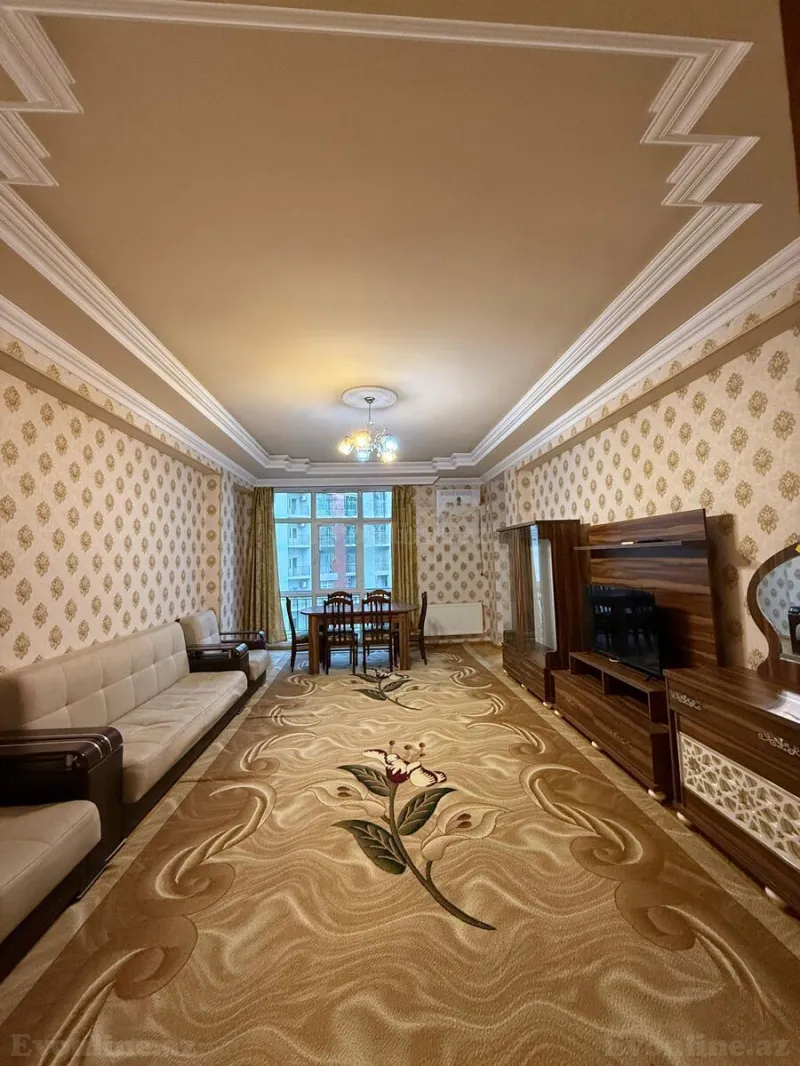 Kirayə verilir 3 otaqlı Mənzil Yeni tikili 124 m² Nəriman Nərimanov m.