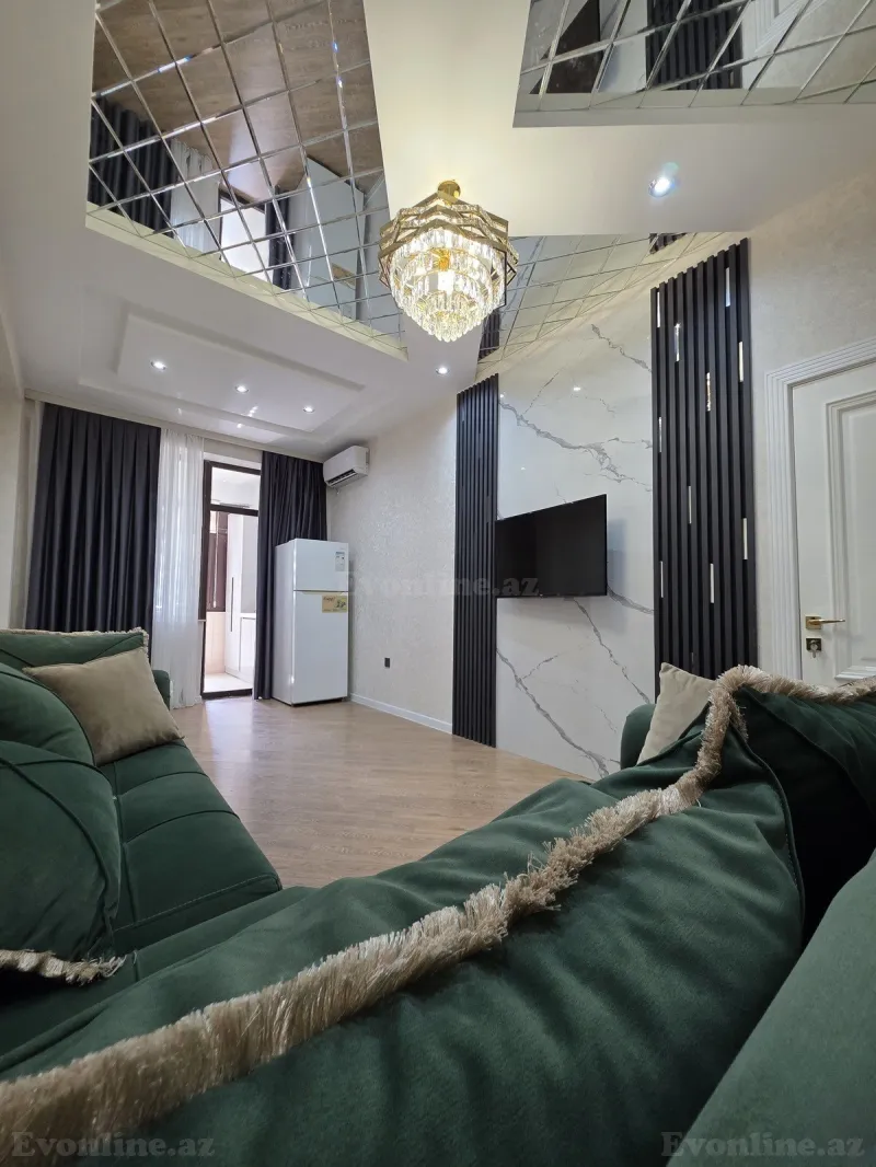 Satılır 2 otaqlı Mənzil Yeni tikili 58 m² Neftçilər m. - şəkil 2