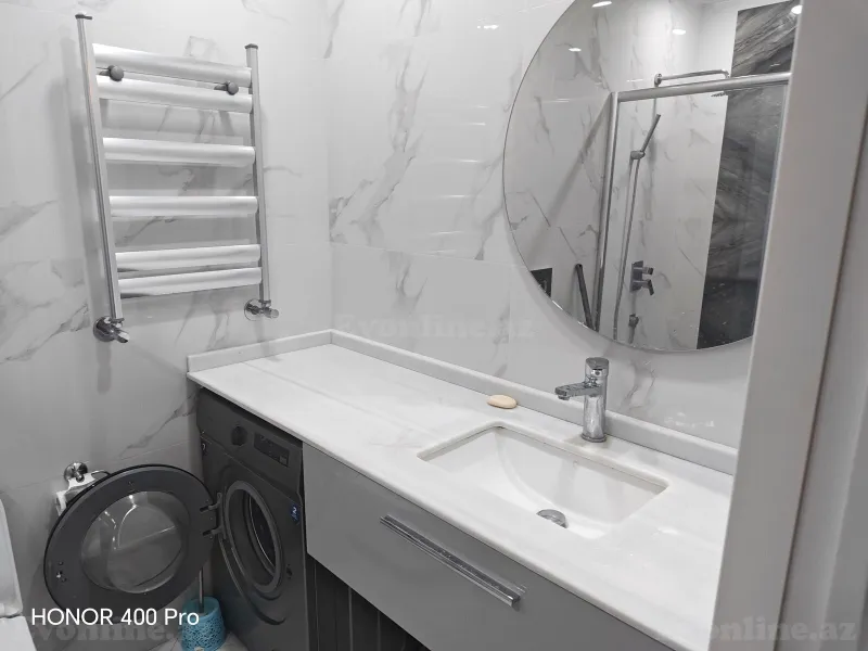 Kirayə verilir 2 otaqlı Mənzil Yeni tikili 90 m² Qara Qarayev m. - şəkil 14