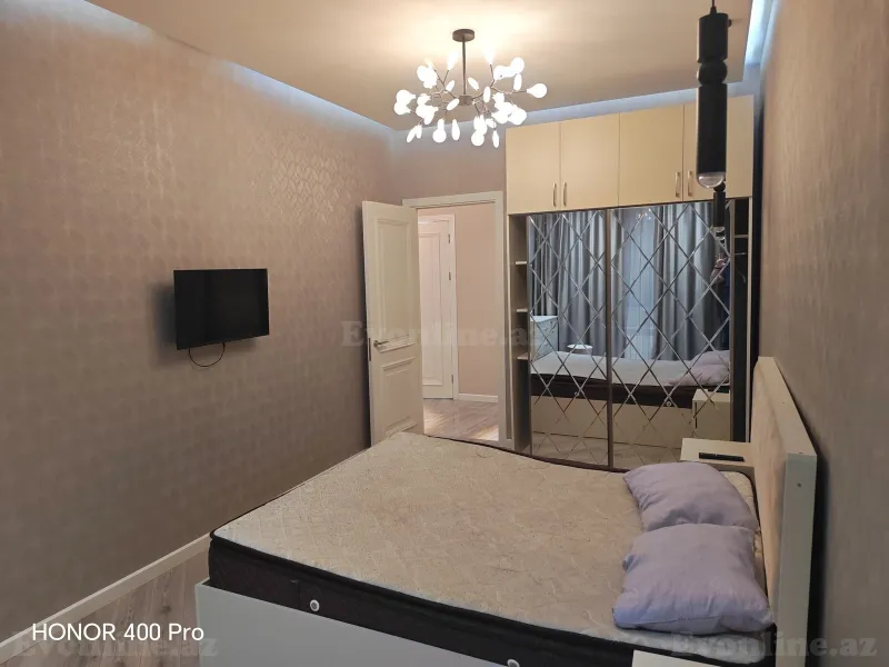 Kirayə verilir 2 otaqlı Mənzil Yeni tikili 90 m² Qara Qarayev m. - şəkil 19