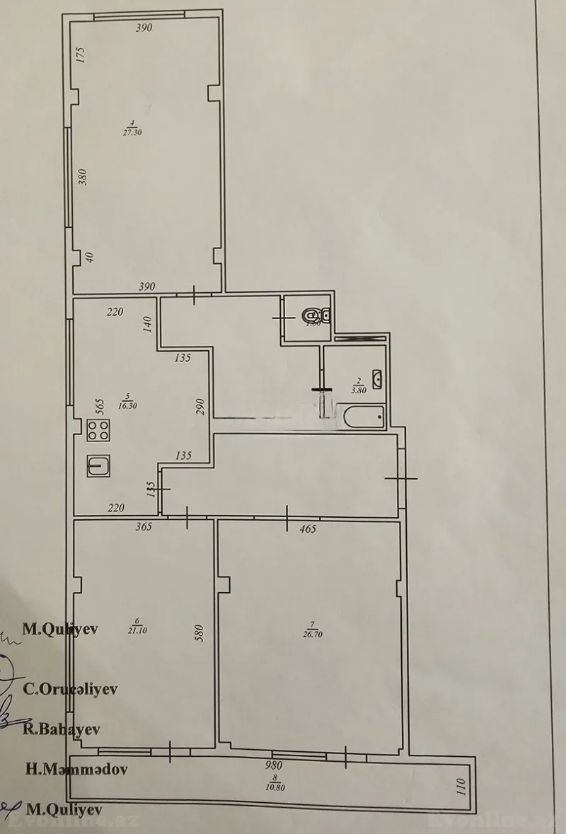 Satılır 3 otaqlı Mənzil Yeni tikili 140 m² Köhnə Günəşli - şəkil 19