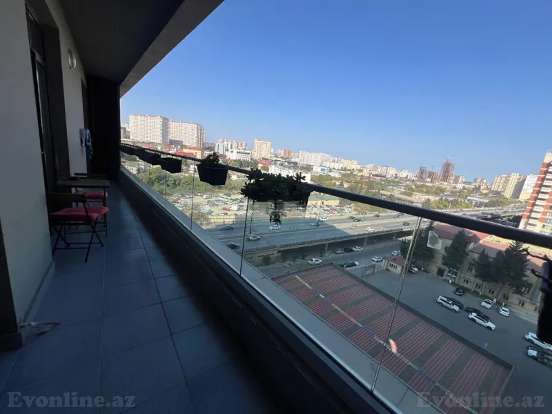 Kirayə verilir 2 otaqlı Mənzil Yeni tikili 106 m² 8 Noyabr m. - şəkil 13