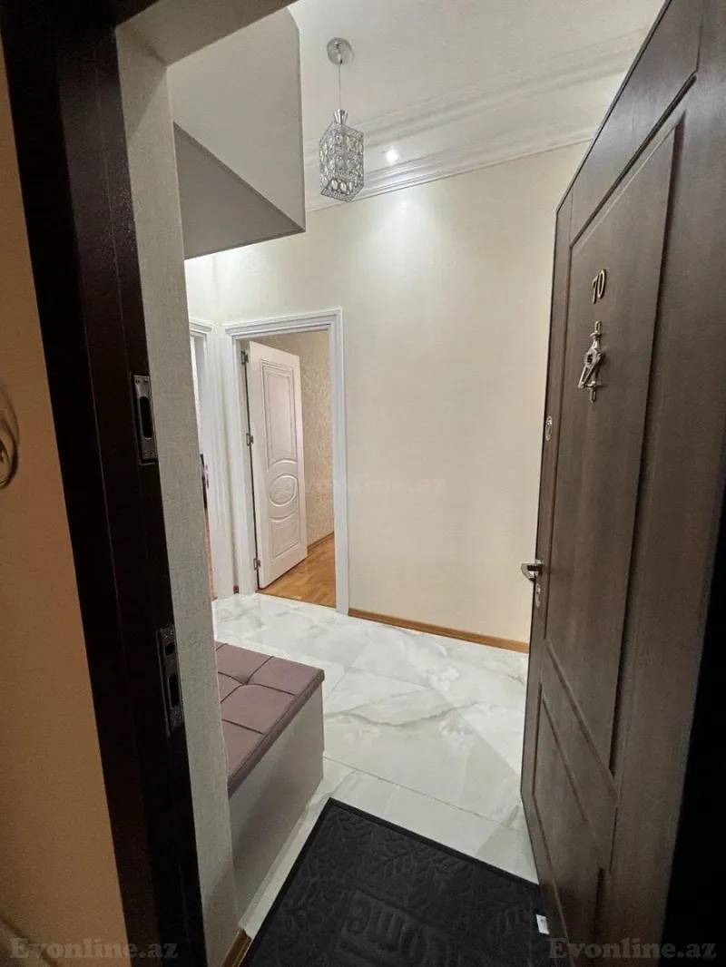 Kirayə verilir 2 otaqlı Mənzil Yeni tikili 65 m² Neftçilər m. - şəkil 15