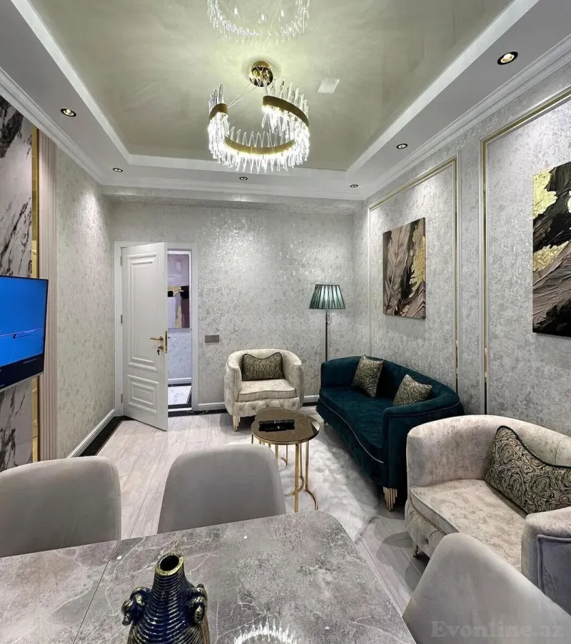 Satılır 3 otaqlı Mənzil Yeni tikili 92 m² Memar Əcəmi m. - şəkil 2