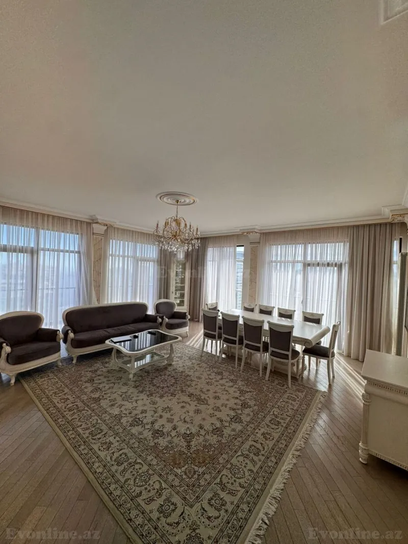 Kirayə verilir 4 otaqlı Mənzil Yeni tikili 200 m² Elmlər Akademiyası m. - şəkil 2