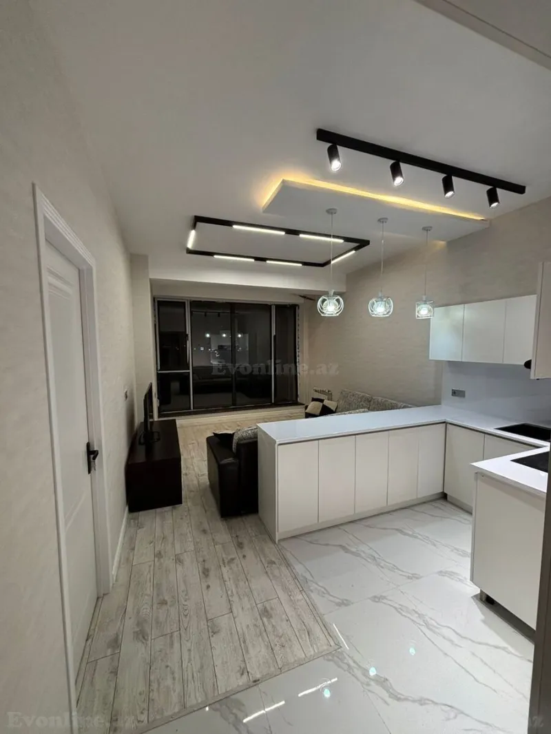 Kirayə verilir 2 otaqlı Mənzil Yeni tikili 75 m² Koroğlu m. - şəkil 2