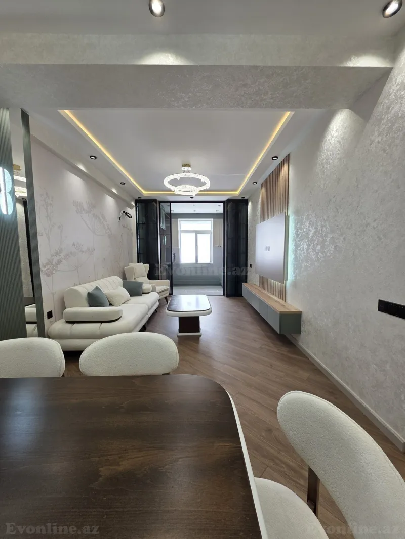 Satılır 3 otaqlı Mənzil Yeni tikili 100 m² Həzi Aslanov m. - şəkil 2