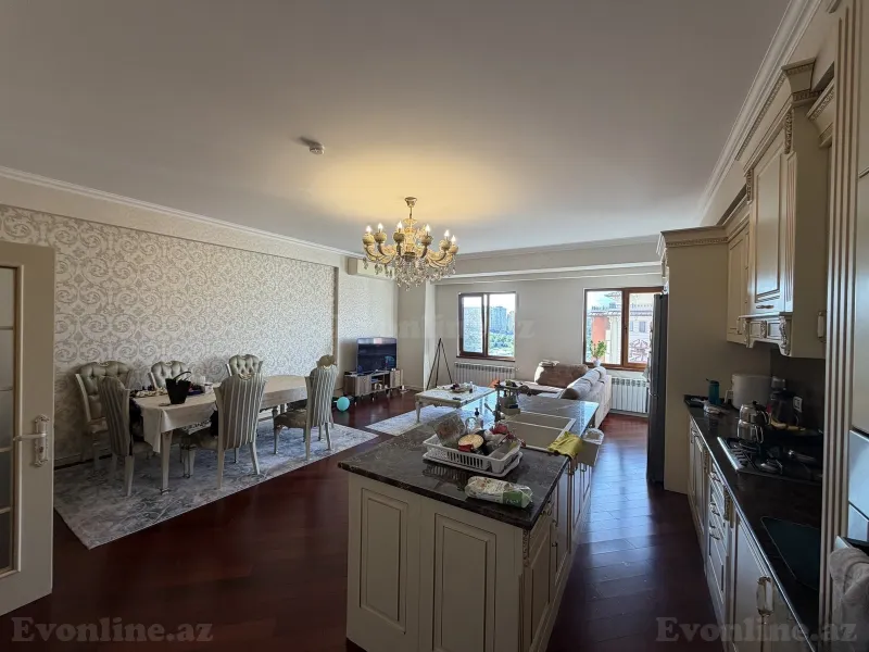 Kirayə verilir 3 otaqlı Mənzil Yeni tikili 130 m² Nərimanov r. - şəkil 17