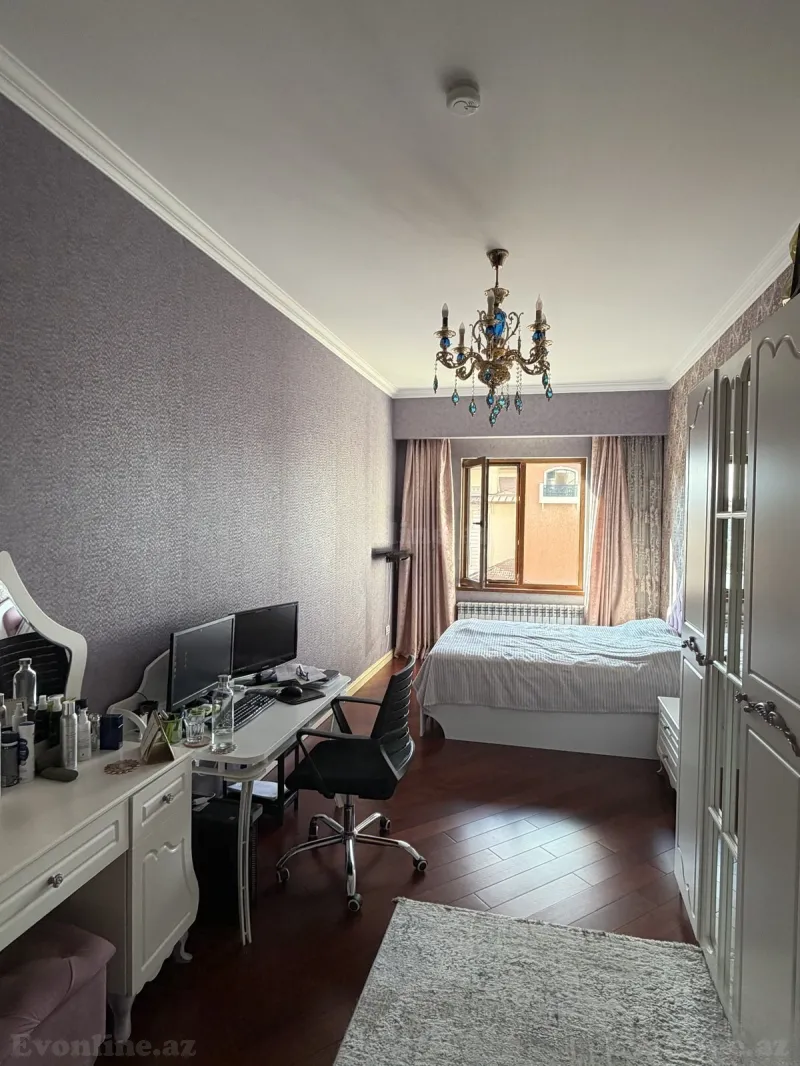 Kirayə verilir 3 otaqlı Mənzil Yeni tikili 130 m² Nərimanov r. - şəkil 29