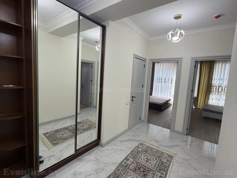 Kirayə verilir 3 otaqlı Mənzil Yeni tikili 75 m² Memar Əcəmi m. - şəkil 15