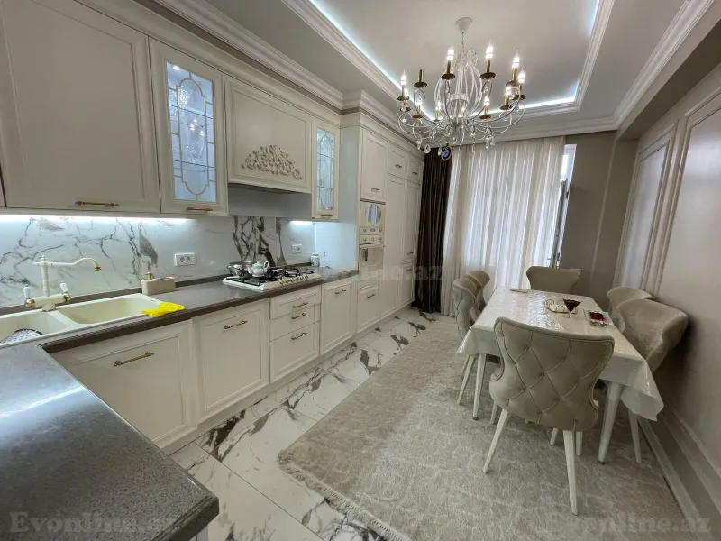 Satılır 4 otaqlı Mənzil Yeni tikili 180 m² Nəsimi m. - şəkil 8