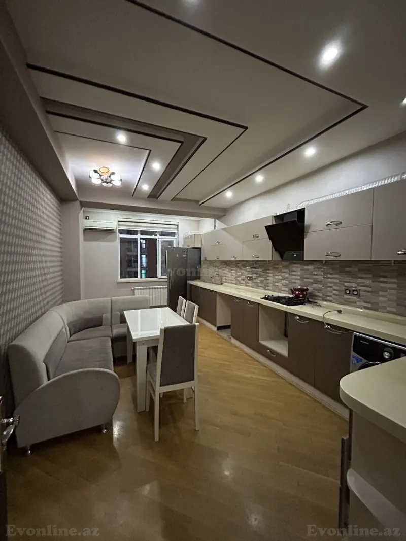 Kirayə verilir 3 otaqlı Mənzil Yeni tikili 125 m² Həzi Aslanov m. - şəkil 3