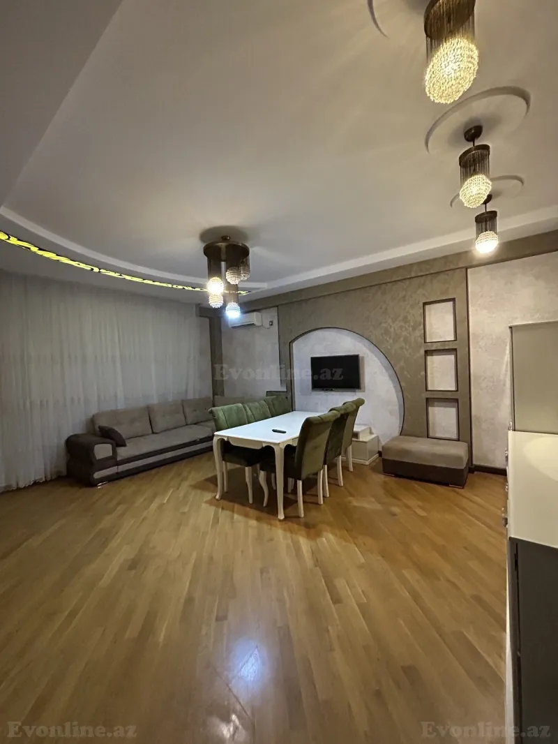 Kirayə verilir 3 otaqlı Mənzil Yeni tikili 125 m² Həzi Aslanov m. - şəkil 5