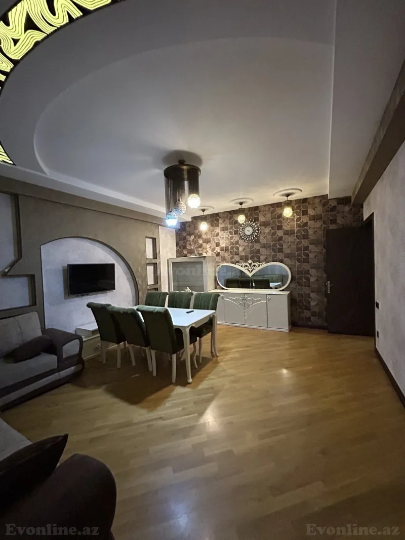 Kirayə verilir 3 otaqlı Mənzil Yeni tikili 125 m² Həzi Aslanov m. - şəkil 9
