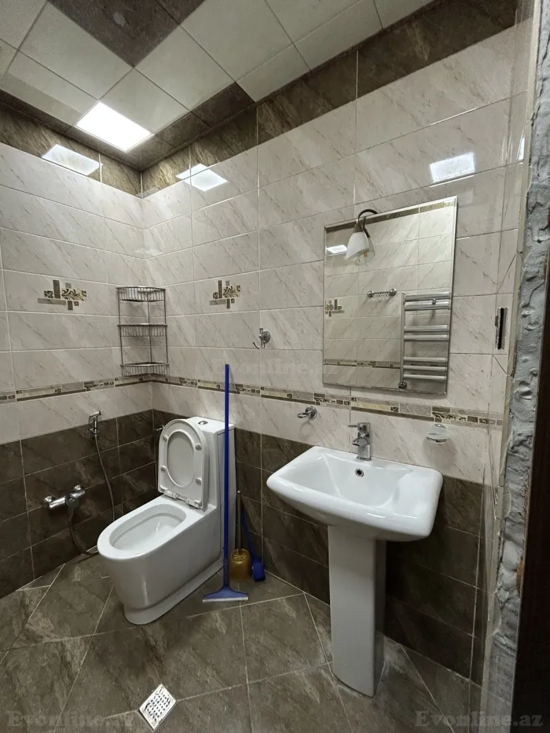 Kirayə verilir 3 otaqlı Mənzil Yeni tikili 125 m² Həzi Aslanov m. - şəkil 19