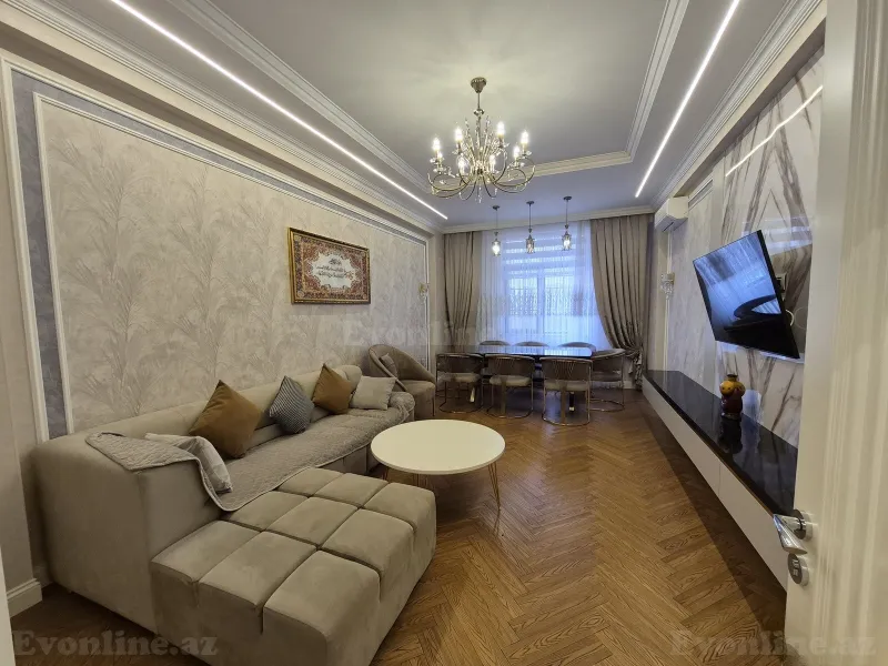 Satılır 3 otaqlı Mənzil Yeni tikili 121 m² Nizami m. - şəkil 2