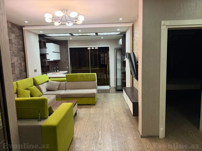 Kirayə verilir 2 otaqlı Mənzil Yeni tikili 50 m² 8 Noyabr m. - şəkil 2