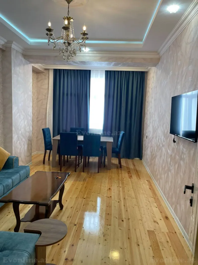 Kirayə verilir 2 otaqlı Mənzil Yeni tikili 110 m² Əhmədli m. - şəkil 2