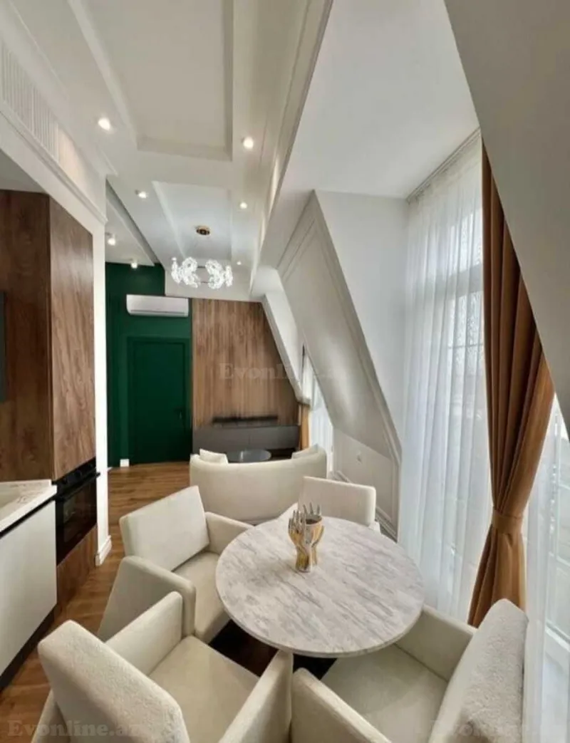 Kirayə verilir 2 otaqlı Mənzil Yeni tikili 55 m² Ağ şəhər - şəkil 3