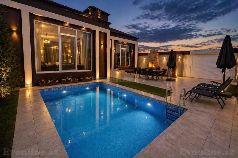 4 otaqlı Həyət evi 120 m² Şüvəlan Kirayə verilir