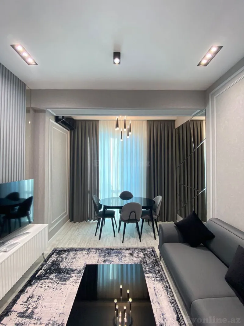 Kirayə verilir 2 otaqlı Mənzil Yeni tikili 55 m² Elmlər Akademiyası m. - şəkil 3