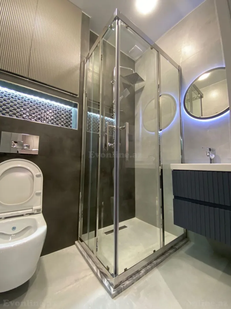 Kirayə verilir 2 otaqlı Mənzil Yeni tikili 55 m² Elmlər Akademiyası m. - şəkil 19