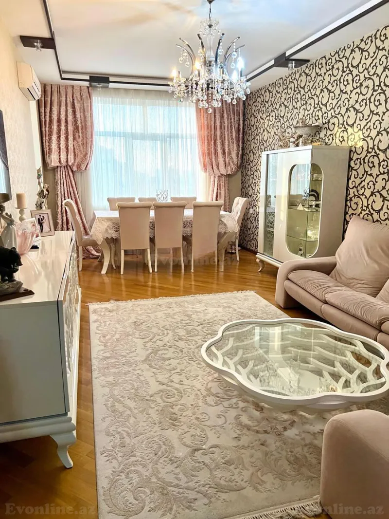 Kirayə verilir 3 otaqlı Mənzil Yeni tikili 120 m² İnşaatçılar m. - şəkil 2