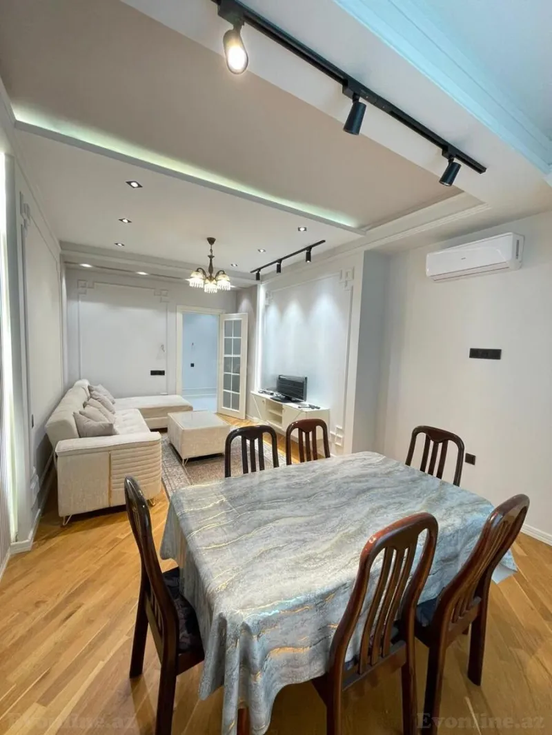Kirayə verilir 3 otaqlı Mənzil Yeni tikili 120 m² Nəsimi r. - şəkil 2