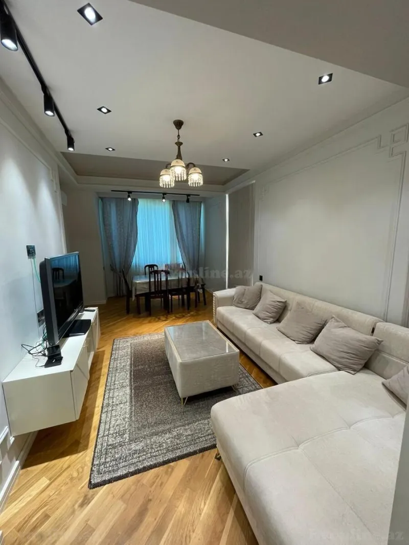 Kirayə verilir 3 otaqlı Mənzil Yeni tikili 120 m² Nəsimi r. - şəkil 3