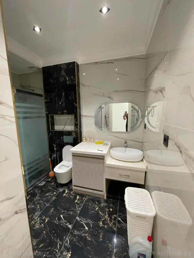 Kirayə verilir 3 otaqlı Mənzil Yeni tikili 120 m² Nəsimi r. - şəkil 14