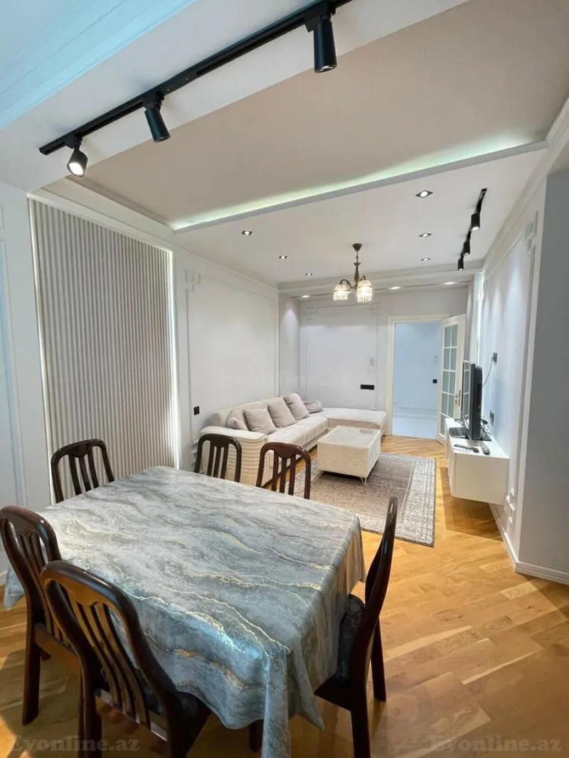 Kirayə verilir 3 otaqlı Mənzil Yeni tikili 120 m² Nəsimi r. - şəkil 17
