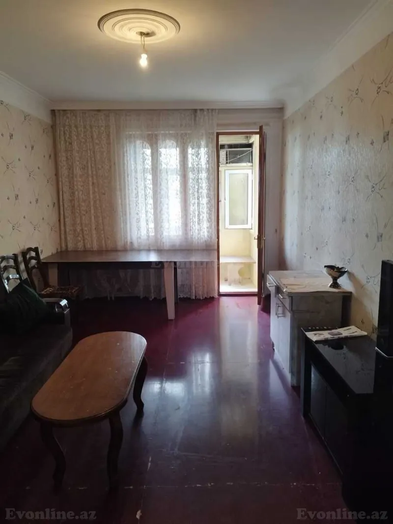 Kirayə verilir 2 otaqlı Mənzil Köhnə tikili 53 m² Nəsimi m. - şəkil 2