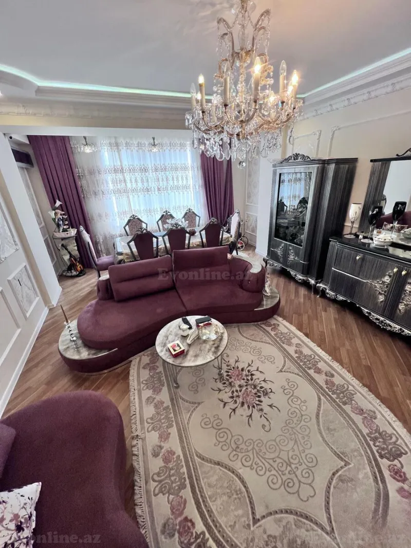 Satılır 5 otaqlı Mənzil Yeni tikili 155 m² İnşaatçılar m. - şəkil 6