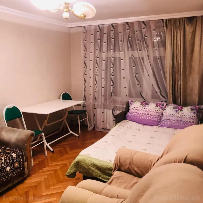 Kirayə verilir 1 otaqlı Mənzil Köhnə tikili 45 m² Elmlər Akademiyası m. - şəkil 5