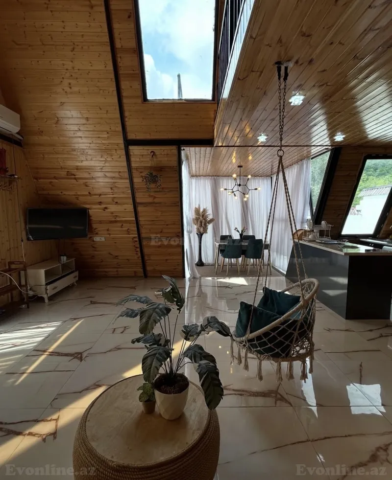Kirayə verilir 4 otaqlı Həyət evi 120 m² Qəbələ - şəkil 2