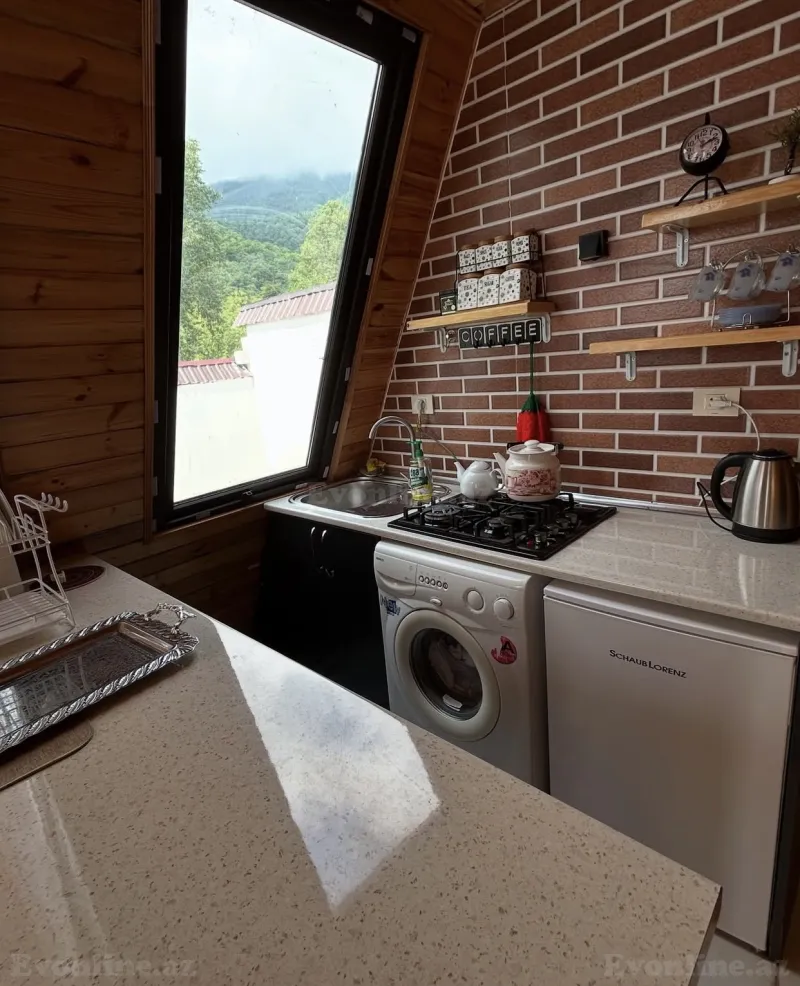 Kirayə verilir 4 otaqlı Həyət evi 120 m² Qəbələ - şəkil 5