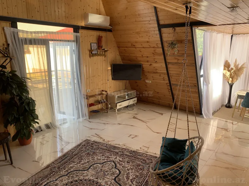 Kirayə verilir 4 otaqlı Həyət evi 120 m² Qəbələ - şəkil 13
