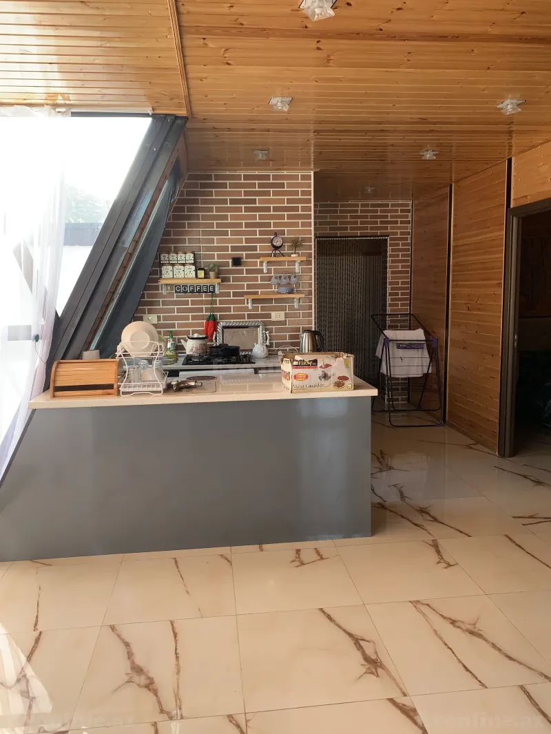 Kirayə verilir 4 otaqlı Həyət evi 120 m² Qəbələ - şəkil 15