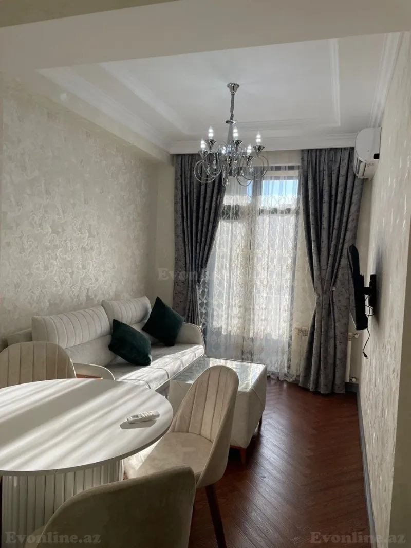 Kirayə verilir 3 otaqlı Mənzil Yeni tikili 75 m² Qara Qarayev m. - şəkil 2